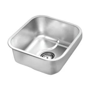 سینک ظرفشویی استیل توکار یک لگنه نگین الماس مدل SA33